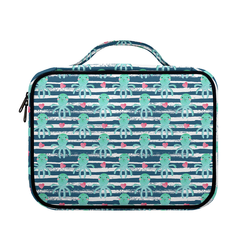 Cute Octopus Pattern Print Briefcase Bible Bag