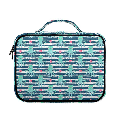 Cute Octopus Pattern Print Briefcase Bible Bag