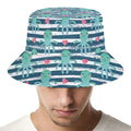 Cute Octopus Pattern Print Bucket Hat