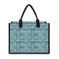 Cute Octopus Pattern Print Canvas Tote Bag