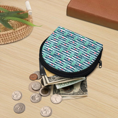 Cute Octopus Pattern Print Coin Purse