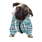 Cute Octopus Pattern Print Dog Zip Up Hoodie