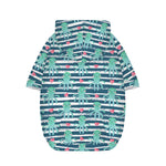 Cute Octopus Pattern Print Dog Zip Up Hoodie