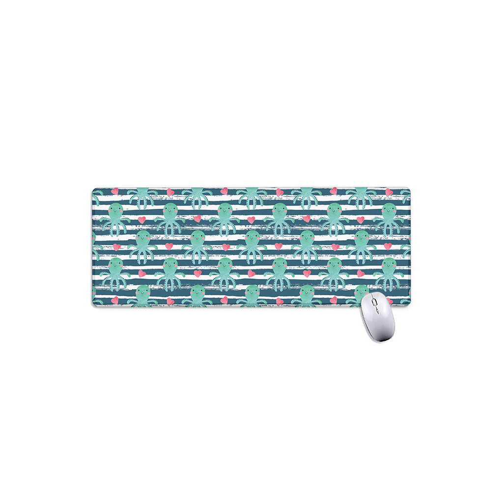 Cute Octopus Pattern Print Extended Mouse Pad