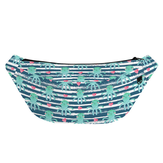 Cute Octopus Pattern Print Fanny Pack