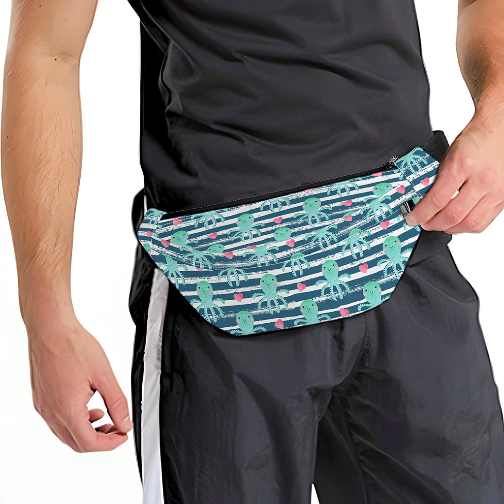 Cute Octopus Pattern Print Fanny Pack