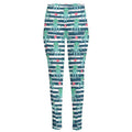 Cute Octopus Pattern Print High-Waisted Pocket Leggings