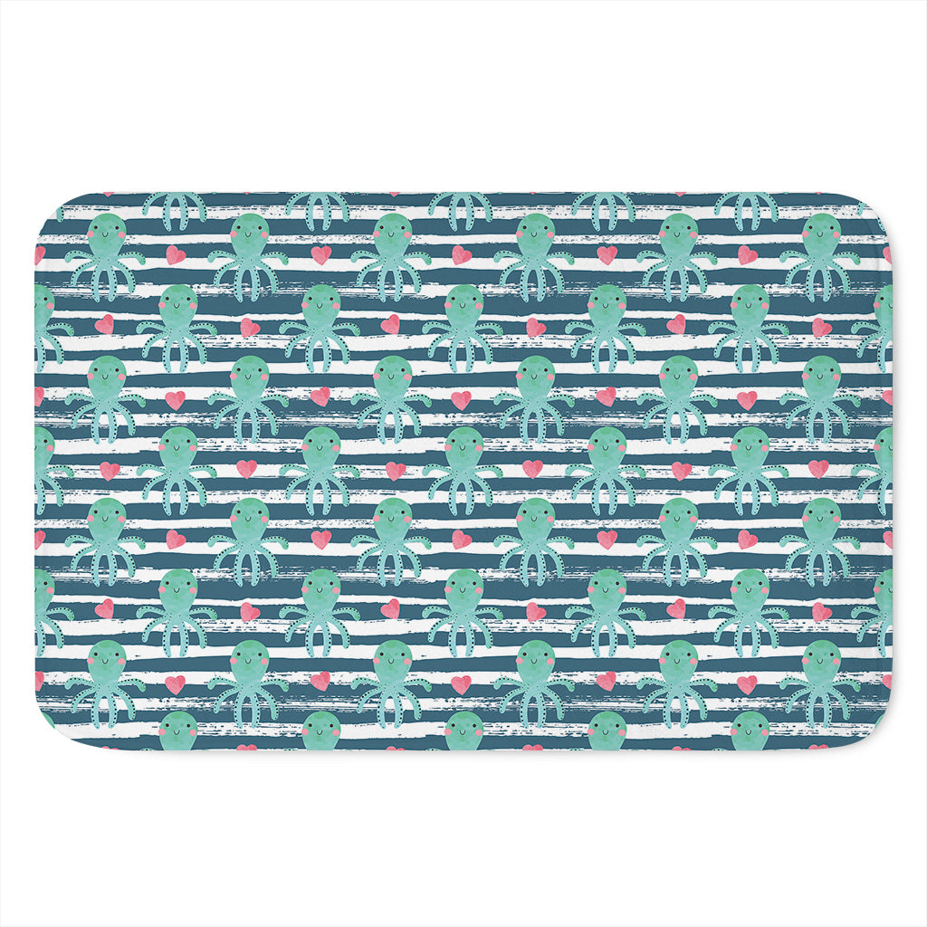 Cute Octopus Pattern Print Indoor Door Mat