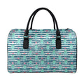 Cute Octopus Pattern Print Leather Duffel Bag