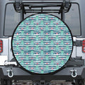 Cute Octopus Pattern Print Leather Spare Tire Cover
