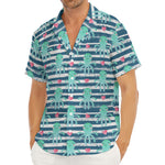 Cute Octopus Pattern Print Men's Deep V-Neck Shirt