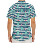 Cute Octopus Pattern Print Men's Deep V-Neck Shirt