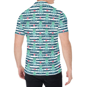 Cute Octopus Pattern Print Men's Shirt