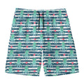 Cute Octopus Pattern Print Men's Swim Trunks