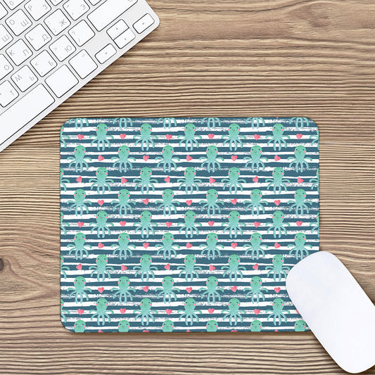 Cute Octopus Pattern Print Mouse Pad