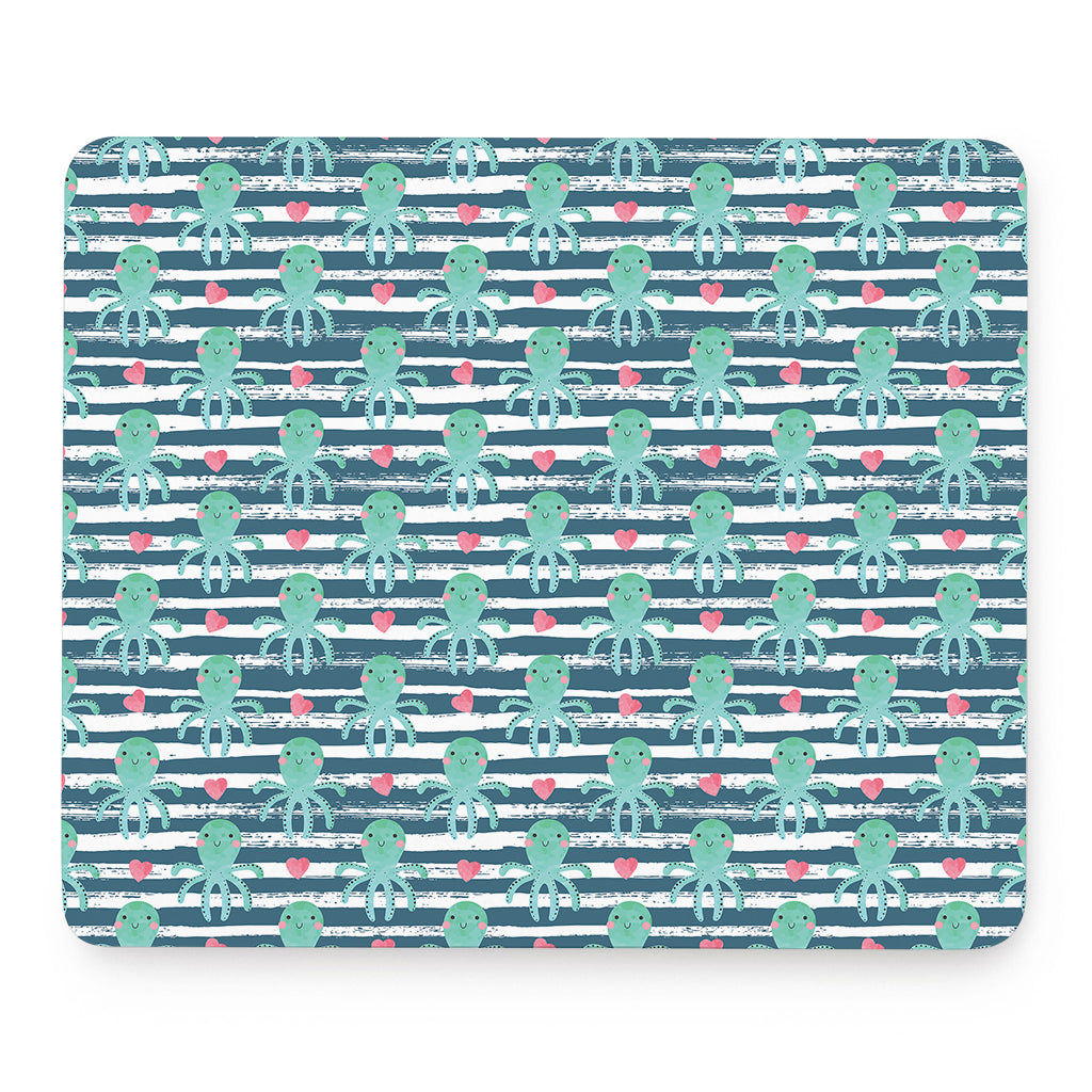 Cute Octopus Pattern Print Mouse Pad
