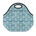 Cute Octopus Pattern Print Neoprene Lunch Bag