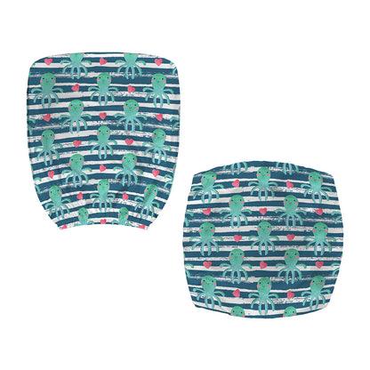 Cute Octopus Pattern Print Office Chair Cover
