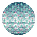 Cute Octopus Pattern Print Round Blanket
