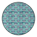 Cute Octopus Pattern Print Round Floor Mat