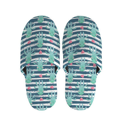 Cute Octopus Pattern Print Slippers