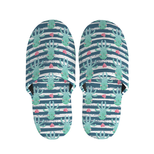 Cute Octopus Pattern Print Slippers