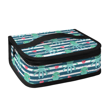 Cute Octopus Pattern Print Small Lunch Bag