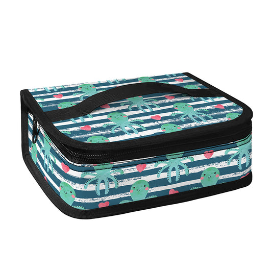 Cute Octopus Pattern Print Small Lunch Bag
