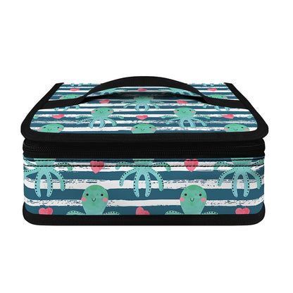 Cute Octopus Pattern Print Small Lunch Bag