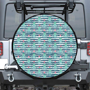 Cute Octopus Pattern Print Tire Cover