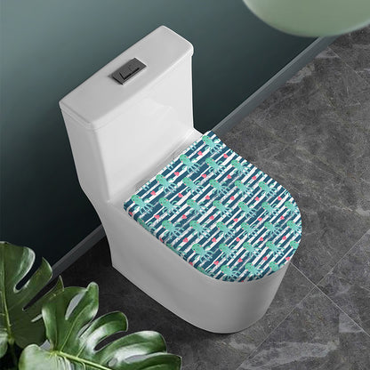 Cute Octopus Pattern Print Toilet Lid Cover