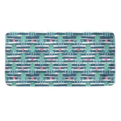 Cute Octopus Pattern Print Towel