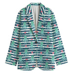 Cute Octopus Pattern Print Women's Blazer