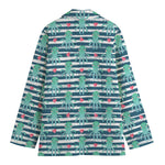 Cute Octopus Pattern Print Women's Blazer