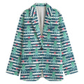 Cute Octopus Pattern Print Women's Cotton Blazer