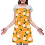 Cute Orange Fruit Pattern Print Adjustable Apron