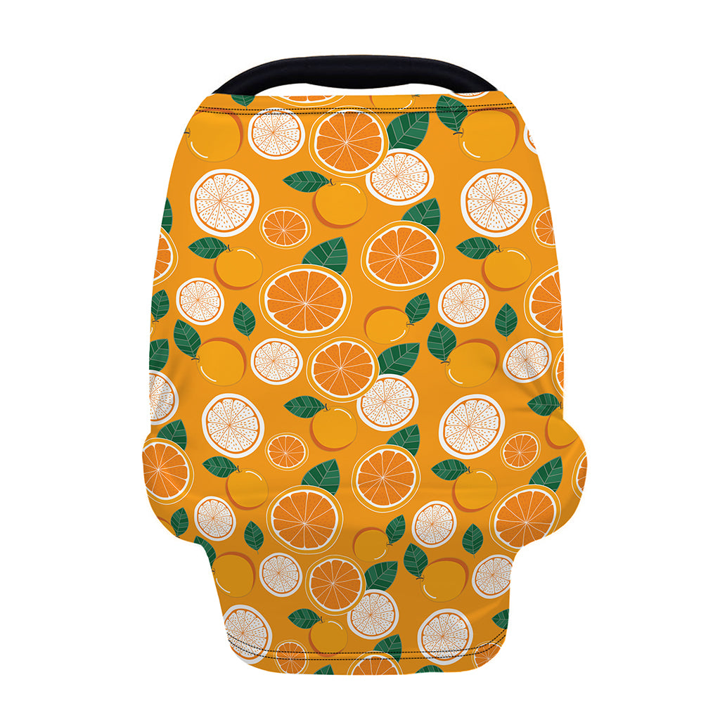 Cute Orange Fruit Pattern Print Baby Seat Cover