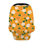 Cute Orange Fruit Pattern Print Baby Seat Cover