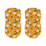 Cute Orange Fruit Pattern Print Bar Stool Covers