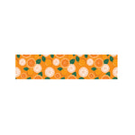 Cute Orange Fruit Pattern Print Bed Runner
