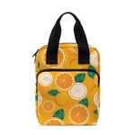 Cute Orange Fruit Pattern Print Bible Tote Bag