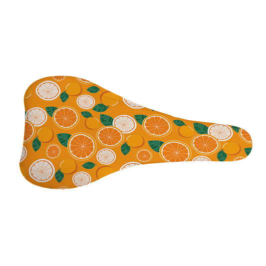 Cute Orange Fruit Pattern Print Bicycle Seat Cover