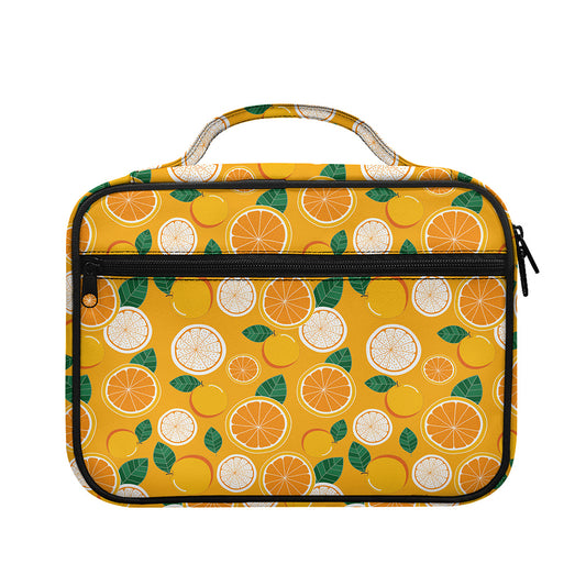 Cute Orange Fruit Pattern Print Briefcase Bible Bag
