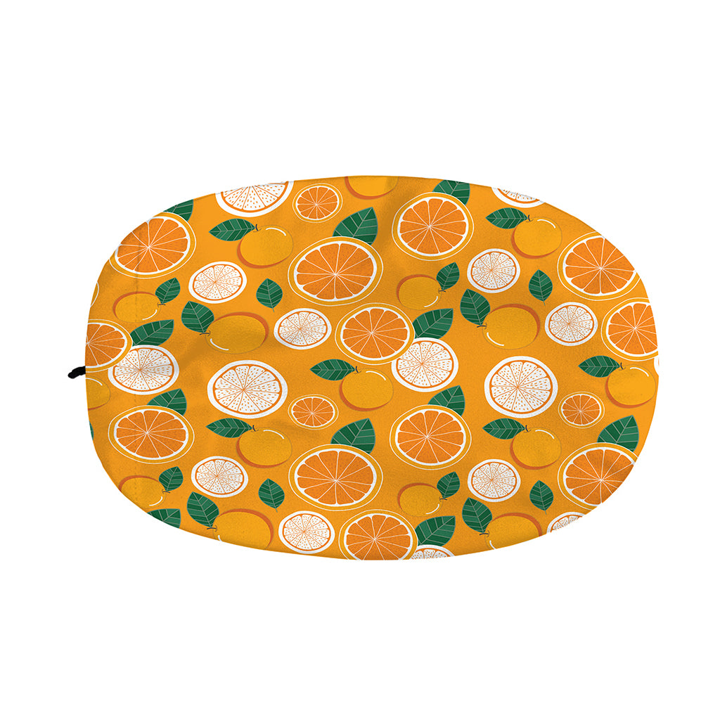 Cute Orange Fruit Pattern Print Car Side Mirror Covers