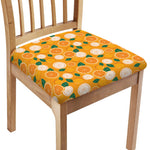 Cute Orange Fruit Pattern Print Chair Cushion Cover