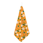 Cute Orange Fruit Pattern Print Hand Towel