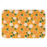 Cute Orange Fruit Pattern Print Indoor Door Mat