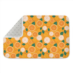 Cute Orange Fruit Pattern Print Indoor Door Mat