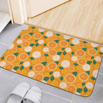 Cute Orange Fruit Pattern Print Indoor Door Mat