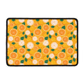Cute Orange Fruit Pattern Print Kitchen Mat